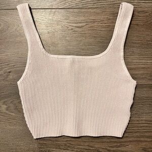 Aritzia Babaton Cropped Knit Tank